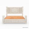 Picture of Gallatin Hand-carved Solid Wood 4 Piece Bedroom Set