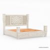 Picture of Gallatin Hand-carved Solid Wood 4 Piece Bedroom Set