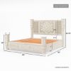 Picture of Gallatin Hand-carved Solid Wood 4 Piece Bedroom Set