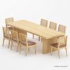 Picture of Descanso Modern Farmhouse Dining Room Set For 8