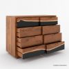 Picture of Murphys Acacia Wood Epoxy 8 Drawer Double Dresser
