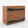 Picture of Murphys Acacia Wood Epoxy 8 Drawer Double Dresser