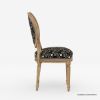 Picture of Morrisville French Oval Back Floral Velvet Dining Chair