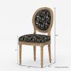 Picture of Morrisville French Oval Back Floral Velvet Dining Chair