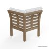 Picture of Amstetten Rustic Teak Wood Outdoor Corner Sofa