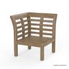 Picture of Amstetten Rustic Teak Wood Outdoor Corner Sofa