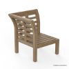 Picture of Amstetten Rustic Teak Wood Outdoor Corner Sofa