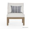 Picture of Amstetten Rustic Teak Wood Armless Outdoor Sofa