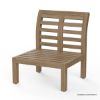 Picture of Amstetten Rustic Teak Wood Armless Outdoor Sofa