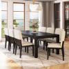 Picture of Hawkins Modern 8 Chair Parsons Dining Table Set
