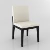 Picture of Hawkins Solid Wood Parsons Vegan Leather Dining Chair