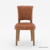 Picture of Detroit Contemporary Tan Leather Dining Chair