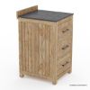Picture of Monroe Outdoor Kitchen 3-Drawer Cabinet