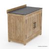 Picture of Monroe Rustic 2 Door Outdoor Kitchen Storage Cabinet