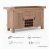 Picture of Brantford Teak Wood Outdoor Bar Cabinet