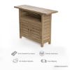 Picture of Busselton Teak Outdoor Bar Table With Storage