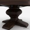 Picture of Missouri Pedestal Round Dining Table with Lazy Susan
