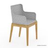 Picture of Amelia Modern Light Grey Outdoor Wicker Dining Chair