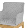 Picture of Amelia Modern Light Grey Outdoor Wicker Dining Chair