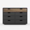 Picture of Clifden Rustic Modern Solid Wood 7 Drawer Dresser