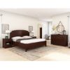 Picture of Bradenton Solid Mahogany Wood Nightstand with 2 Drawers