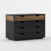 Picture of Clifden Rustic Modern Solid Wood 7 Drawer Dresser
