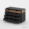 Picture of Clifden Rustic Modern Solid Wood 7 Drawer Dresser