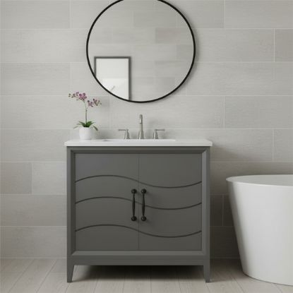 Picture of Charolette 36-Inch Modern Single Sink Bathroom Vanity