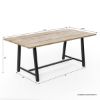 Picture of Spartanburg Outdoor Dining Table with Benches