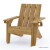 Picture of Kern Teak Wood Adirondack Chair with Cup Holder 