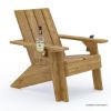 Picture of Kern Teak Wood Adirondack Chair with Cup Holder 