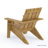 Picture of Kern Teak Wood Adirondack Chair with Cup Holder 