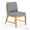 Picture of Merced Teak Outdoor Dining Chair with Cushion