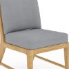 Picture of Merced Teak Outdoor Dining Chair with Cushion