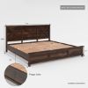 Picture of Antwerp Rustic Farmhouse Solid Wood Platform Bed Frame