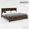 Picture of Antwerp Rustic Farmhouse Solid Wood Platform Bed Frame
