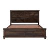 Picture of Antwerp Rustic Farmhouse Solid Wood Platform Bed Frame