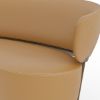 Picture of Wasco Contemporary 3 Seater Curved Leather Sofa