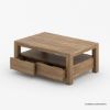 Picture of Glenbrook Solid Wood 2 Tier Coffee Table​ With Drawers