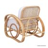 Picture of Kalama Boho Rattan Armchair with Cushion