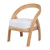 Picture of Duluth Boho Chic Bamboo Rattan Armless Dining Chair