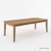 Picture of Peshtigo Teak Wood Farmhouse Large Dining Table For 10