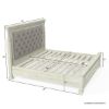 Picture of Bendigo Solid Wood 4 Piece Weathered White Bedroom Set