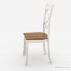 Picture of Raleigh Farmhouse Cross Back Solid Wood Dining Chair