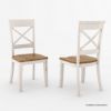 Picture of Raleigh Farmhouse Cross Back Solid Wood Dining Chair