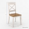 Picture of Raleigh Farmhouse Cross Back Solid Wood Dining Chair
