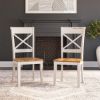 Picture of Raleigh Farmhouse Cross Back Solid Wood Dining Chair