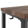Picture of Kissimmee Solid Wood Corner Desk with Bookcase