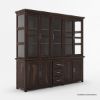 Picture of Dallas Ranch Solid Wood China Cabinet Dining Room Hutch 