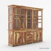 Picture of Dallas Ranch Solid Wood China Cabinet Dining Room Hutch 